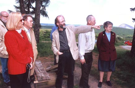 Teilnehmer der Tagung auf dem Butterberg bei Sangerhausen.